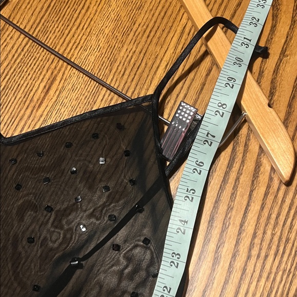 La SENZA Black Sequin Slip Fits M - Picture 7 of 7